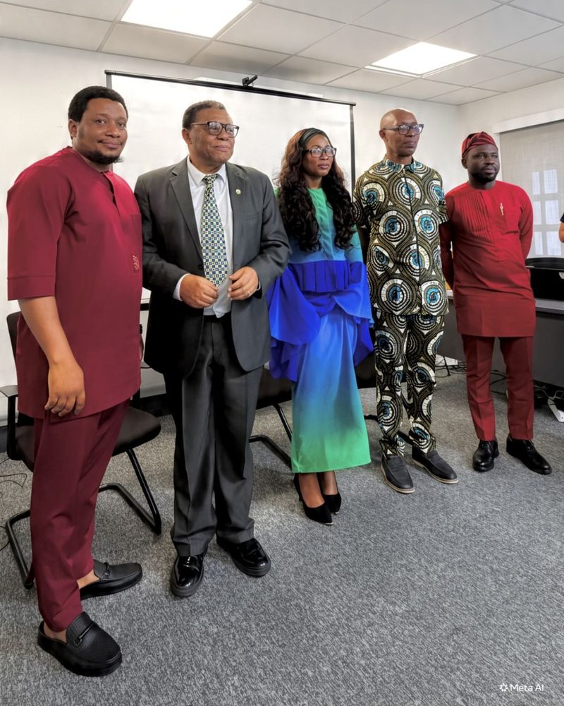 Speakers and hosts at the British Council, Port Harcourt
