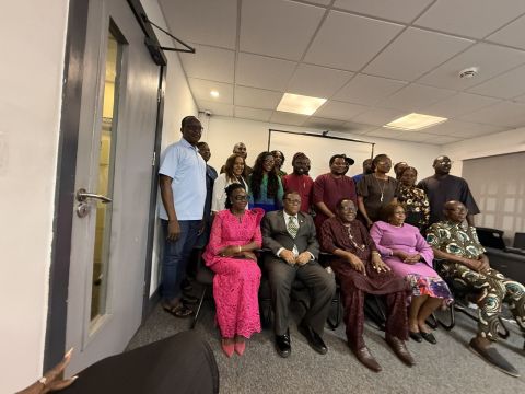 Speakers, partners and guests after the session